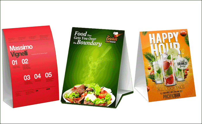 Cheap Table Tent Banner