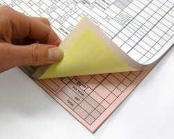 Carbonless copy notebook