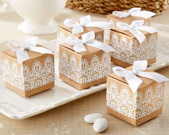 Kraft Favor Boxes