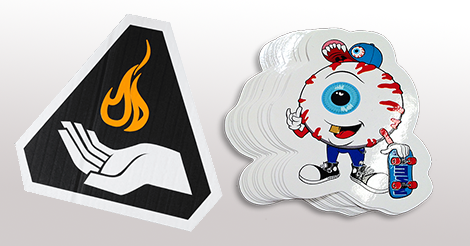 Pro cut vinyl stickers