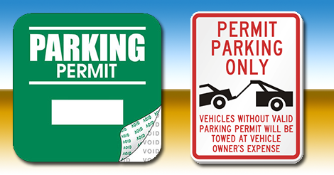 Custom Parking Stickers