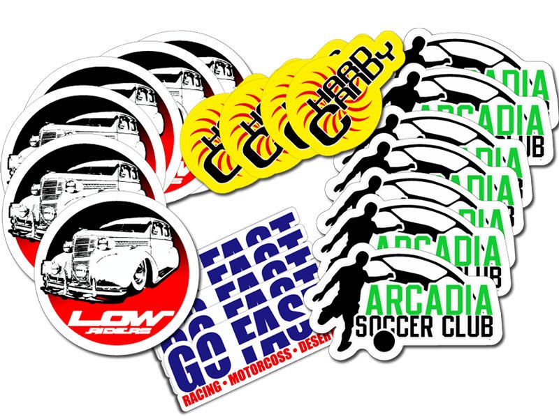 Vinyl stickers printing