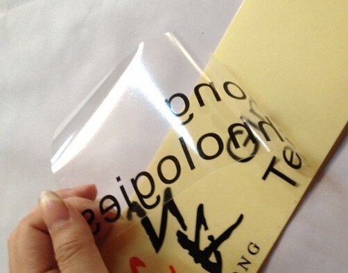 Clear Vinyl sticker