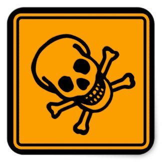 Custom warning stickers