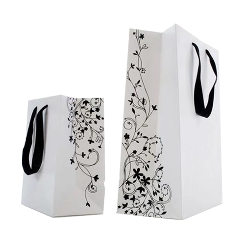 white paper shopping bags