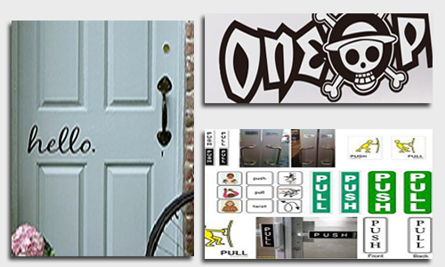 custom door stickers