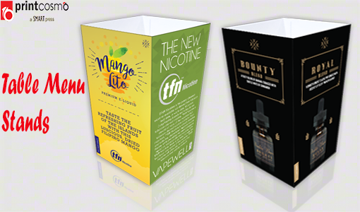 table menu stands