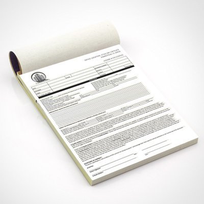 two part carbonless forms