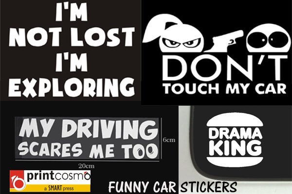 Funny Car Stickers