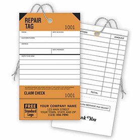 Carbonless Tags