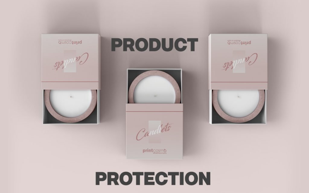 Candle packaging protects your product