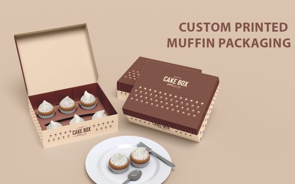 Ribbon-tied cupcake packaging boxes