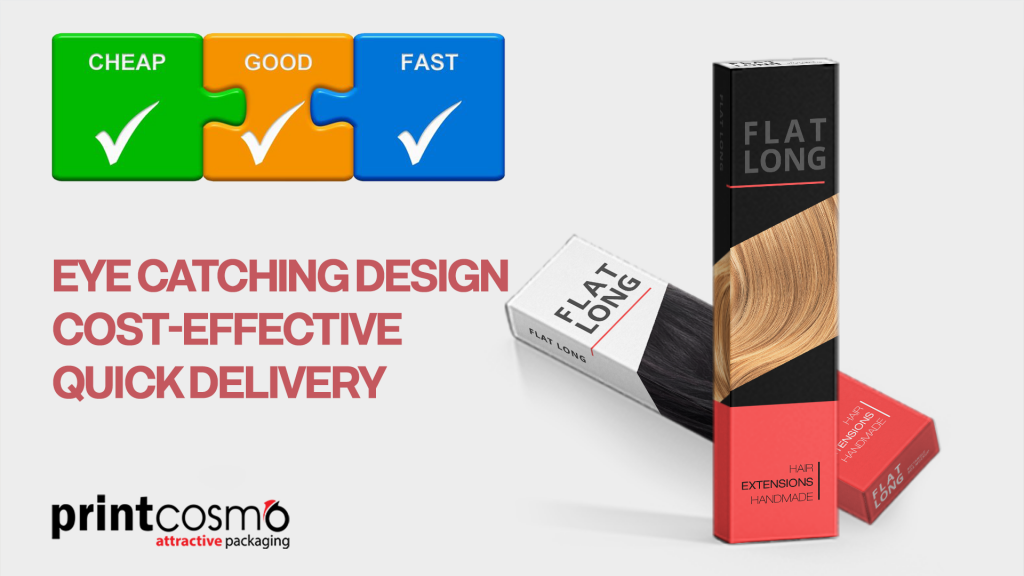 custom hair extension packaging