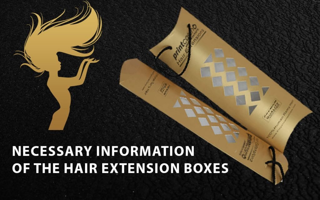 Necessary information of the hair extension boxes